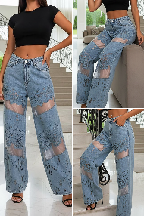 Jeamsy IGLANZA, Kolor : błękitny, IVET.PL - Modna odzież