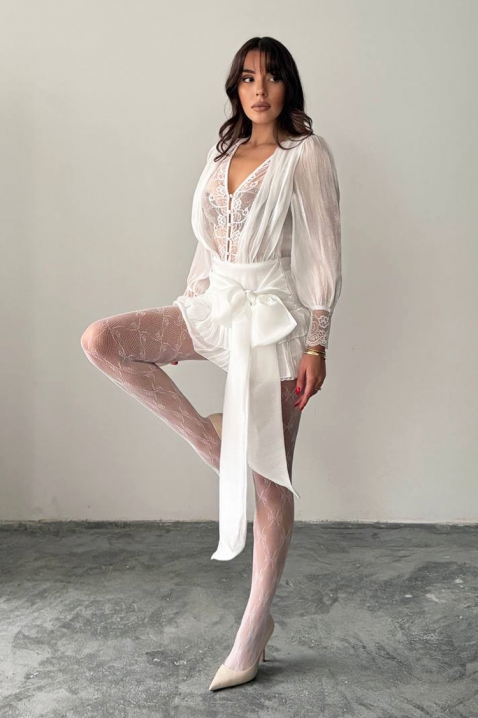 Kombinezon YANITSA WHITE, Kolor : biały, IVET.PL - Modna odzież