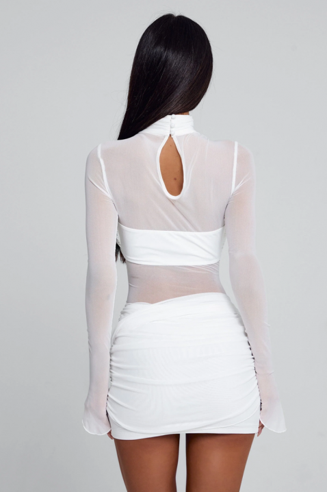 Sukienka PRESLAVA, Kolor : biały, IVET.PL - Modna odzież