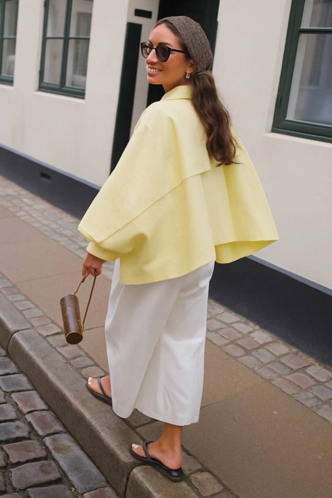 Koszula DERMINZA YELLOW, Kolor : żółty, IVET.PL - Modna odzież