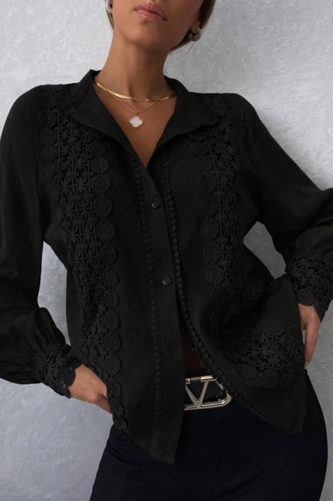 Koszula DAFINDA BLACK, Kolor : czarny, IVET.PL - Modna odzież