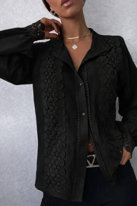 Koszula DAFINDA BLACK, Kolor : czarny, IVET.PL - Modna odzież