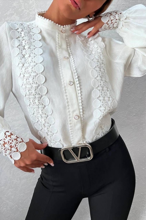 Koszula DAFINDA WHITE, Kolor : biały, IVET.PL - Modna odzież