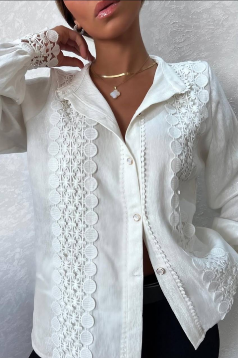 Koszula DAFINDA WHITE, Kolor : biały, IVET.PL - Modna odzież