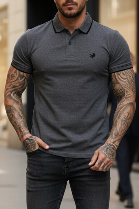 Koszulka MORIFO GRAFIT, Kolor : grafitowy, IVET.PL - Modna odzież