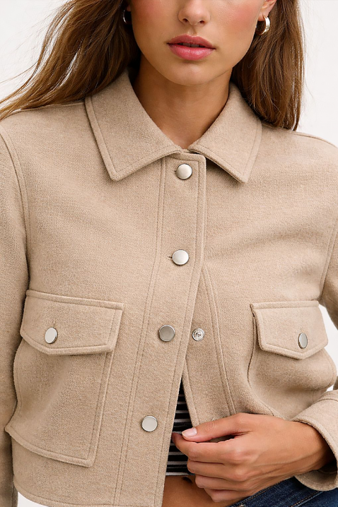 Kurtka ZRAVELDA BEIGE, Kolor :  beżowy, IVET.PL - Modna odzież