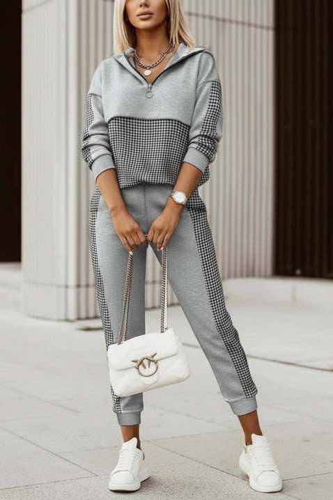 Komplet DREVELDA GREY, Kolor : szary, IVET.PL - Modna odzież