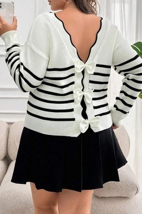 Sweter ZERNELDA, Kolor : biały, IVET.PL - Modna odzież