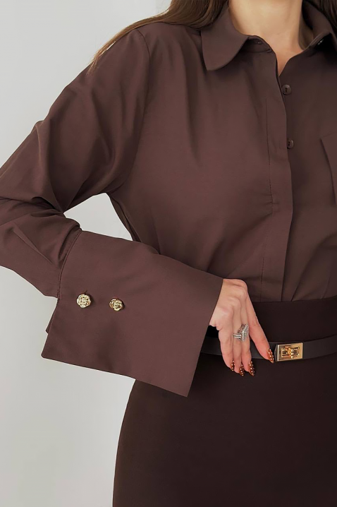 Komplet BORELNA BROWN, Kolor : brązowy, IVET.PL - Modna odzież