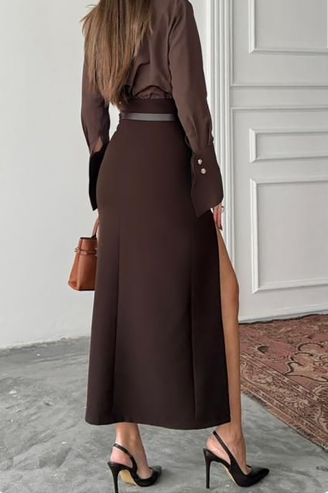 Komplet BORELNA BROWN, Kolor : brązowy, IVET.PL - Modna odzież