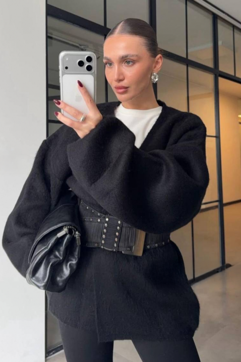 Kardigan VILONZANA BLACK, Kolor : czarny, IVET.PL - Modna odzież