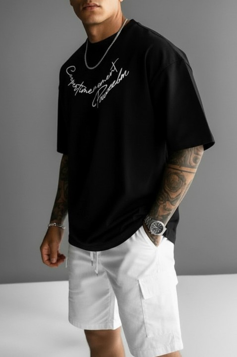 Koszulka MIHROLO BLACK, Kolor : czarny, IVET.PL - Modna odzież