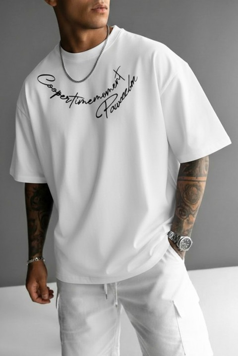 Koszulka MIHROLO WHITE, Kolor : biały, IVET.PL - Modna odzież