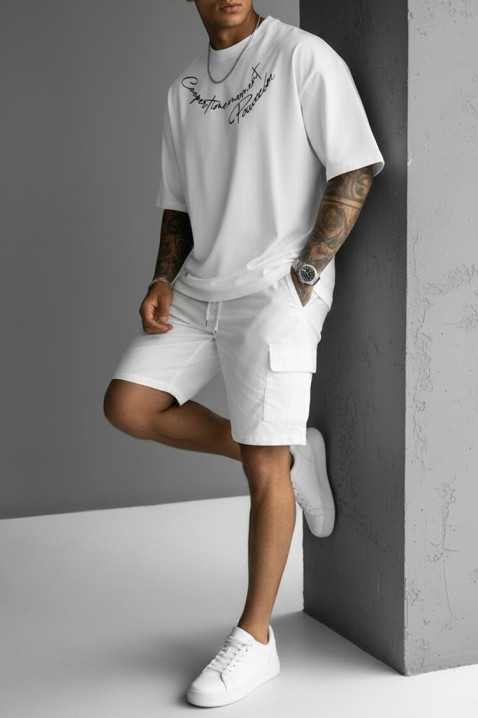 Koszulka MIHROLO WHITE, Kolor : biały, IVET.PL - Modna odzież