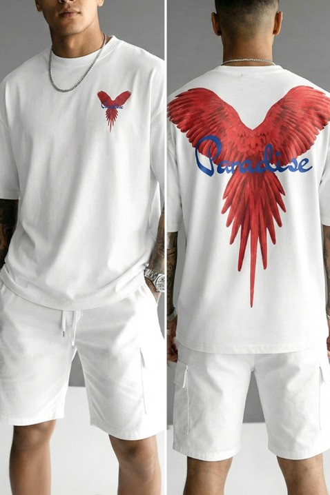 Koszulka PRIZO WHITE, Kolor : biały, IVET.PL - Modna odzież