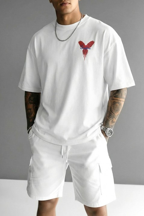 Koszulka PRIZO WHITE, Kolor : biały, IVET.PL - Modna odzież