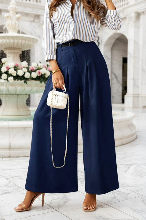 Spodnie BELVERZA NAVY, Kolor : granatowy, IVET.PL - Modna odzież