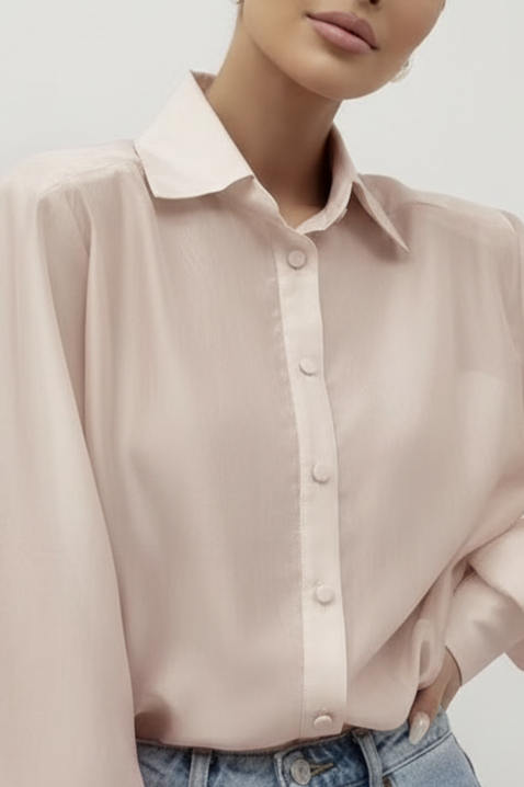 Koszula MIRELZENA BEIGE, Kolor :  beżowy, IVET.PL - Modna odzież