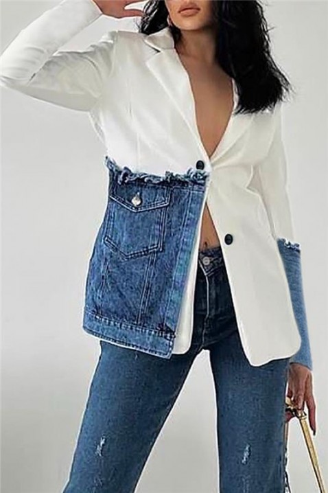 Marynarka DRENZINA, Kolor : biały, IVET.PL - Modna odzież