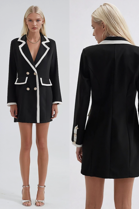 Sukienko-marynarka IRKANZA, Kolor : czarny, IVET.PL - Modna odzież