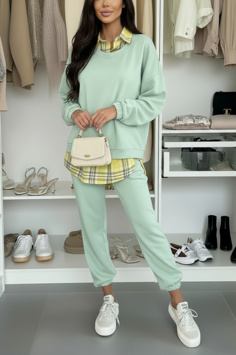 Komplet SORBELMA MINT, Kolor : miętowy, IVET.PL - Modna odzież