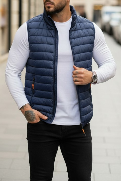 Kamizelka FORMENO NAVY, Kolor : granatowy, IVET.PL - Modna odzież