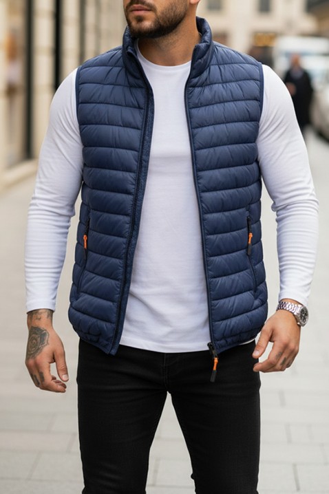 Kamizelka FORMENO NAVY, Kolor : granatowy, IVET.PL - Modna odzież