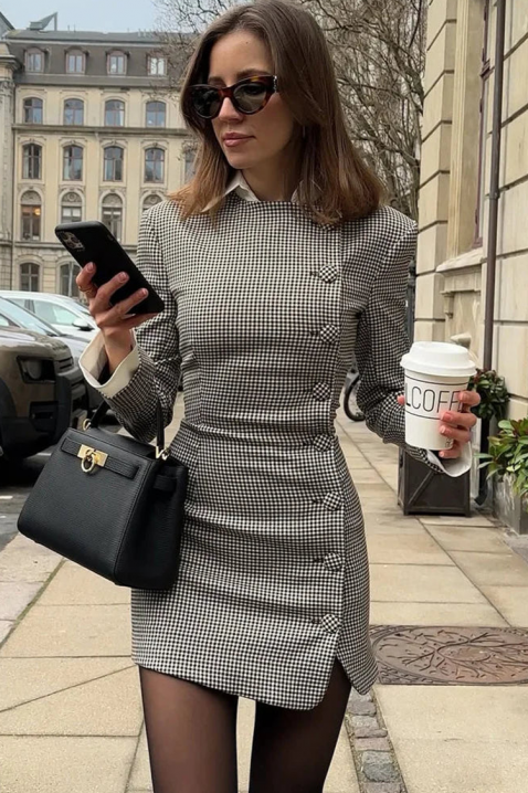 Sukienka FLORADA, Kolor : szary, IVET.PL - Modna odzież