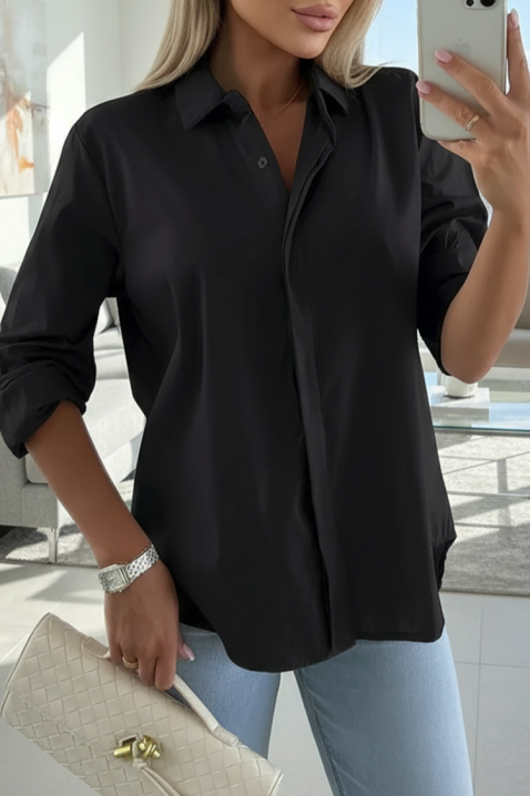 Koszula NIOGELTA BLACK, Kolor : czarny, IVET.PL - Modna odzież