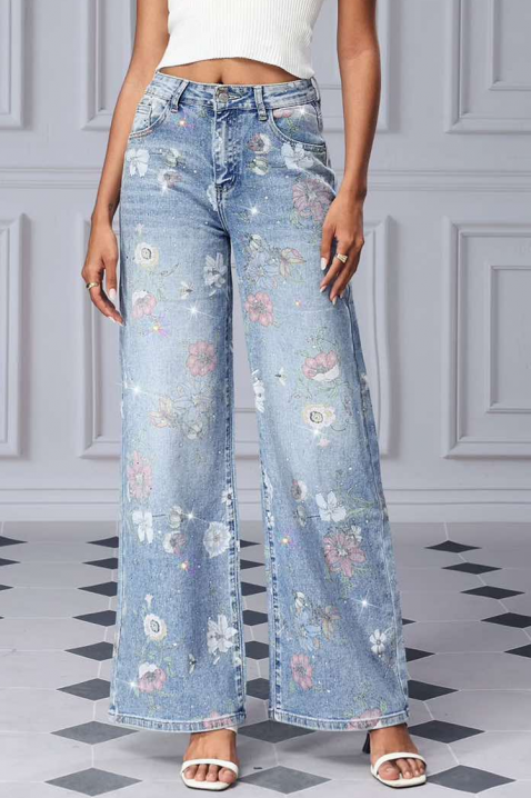 Jeansy EDELVENZA, Kolor : błękitny, IVET.PL - Modna odzież