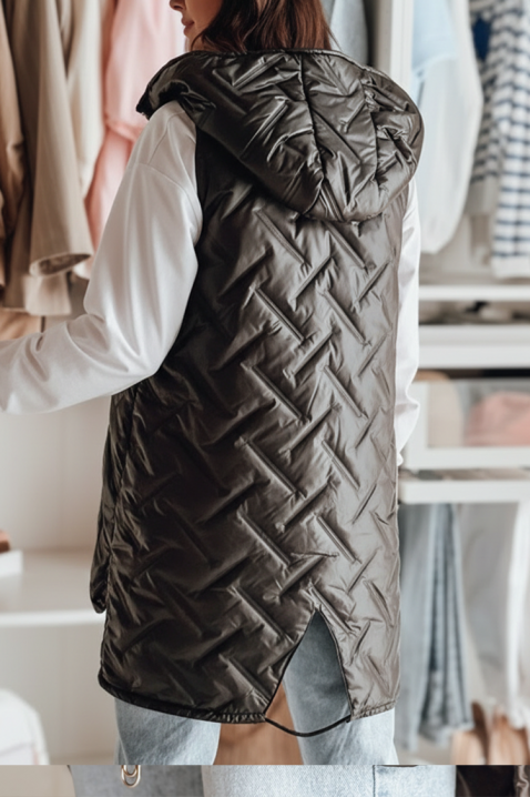 Kamizelka ZABRINDA BLACK, Kolor : czarny, IVET.PL - Modna odzież