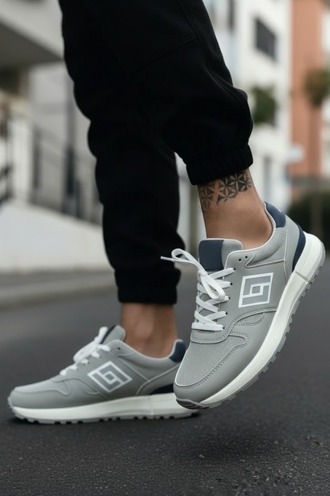 Sneakersy TELFORO GREY, Kolor : szary, IVET.PL - Modna odzież