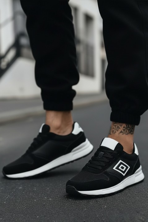 Sneakersy TELFORO BLACK, Kolor : czarny, IVET.PL - Modna odzież