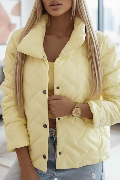 Kurtka KRONELZA YELLOW, Kolor : żółty, IVET.PL - Modna odzież