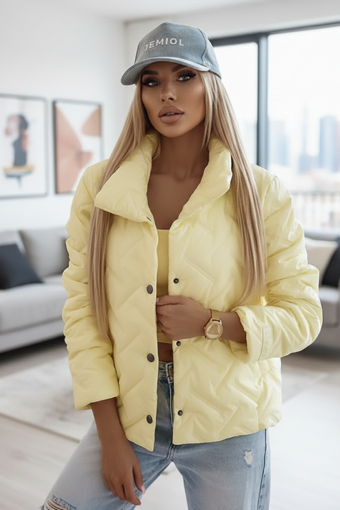 Kurtka KRONELZA YELLOW, Kolor : żółty, IVET.PL - Modna odzież