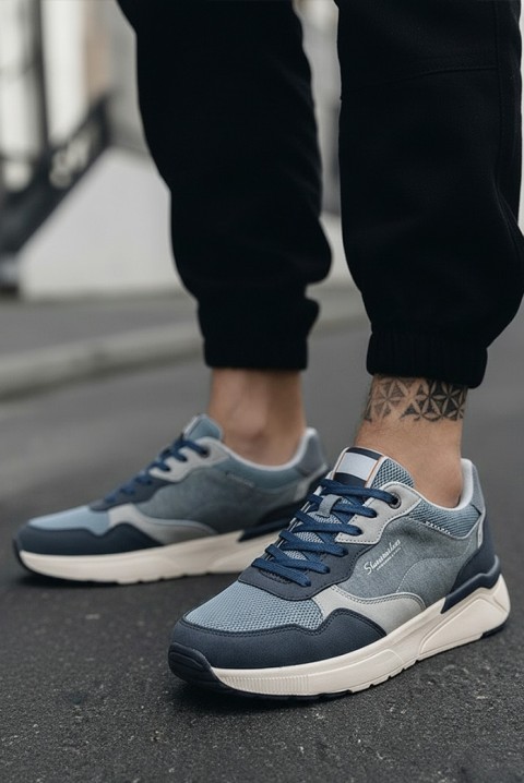 Sneakersy HROMOZ BLUE, Kolor : chabrowy, IVET.PL - Modna odzież