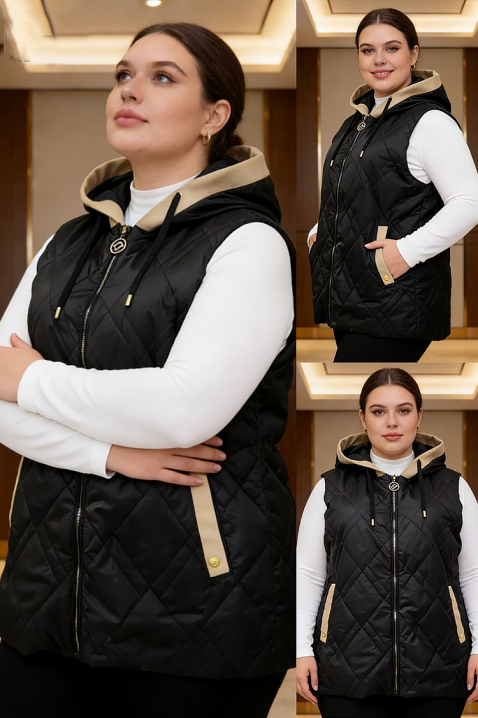 Kamizelka BRUTELMA BLACK, Kolor : czarny, IVET.PL - Modna odzież