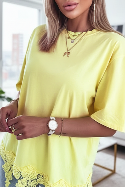 Koszulka YELONZINA, Kolor : żółty, IVET.PL - Modna odzież