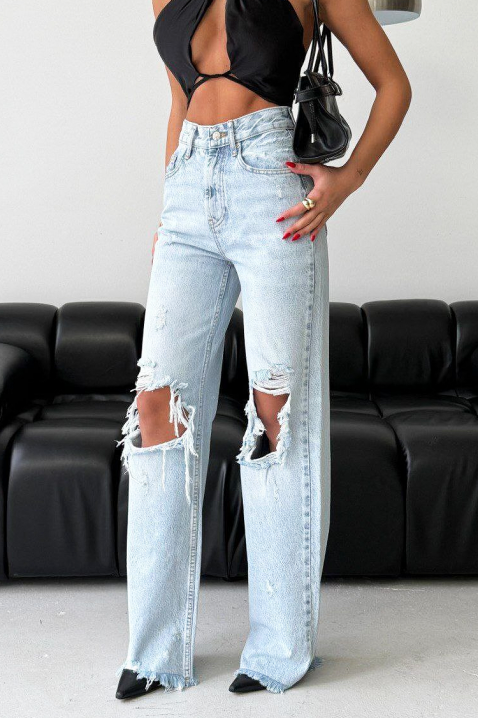 Jeansy SATURNA, Kolor : błękitny, IVET.PL - Modna odzież