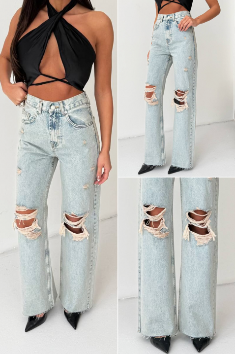 Jeansy ZERVILA, Kolor : błękitny, IVET.PL - Modna odzież