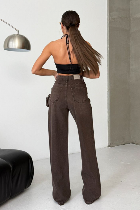 Jeansy MARSENA, Kolor : brązowy, IVET.PL - Modna odzież