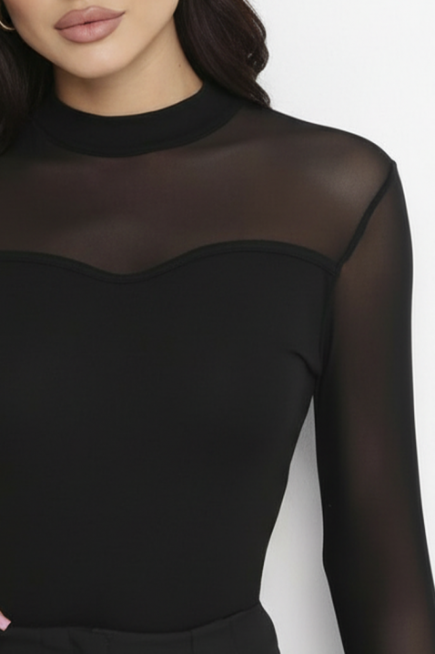 Body-bluzka MARGONZA BLACK, Kolor : czarny, IVET.PL - Modna odzież