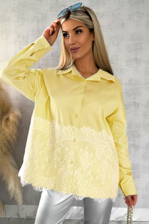 Koszula GLEDROLZA YELLOW, Kolor : żółty, IVET.PL - Modna odzież