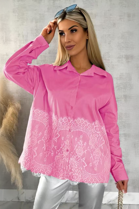 Koszula GLEDROLZA PINK, Kolor : różowy, IVET.PL - Modna odzież