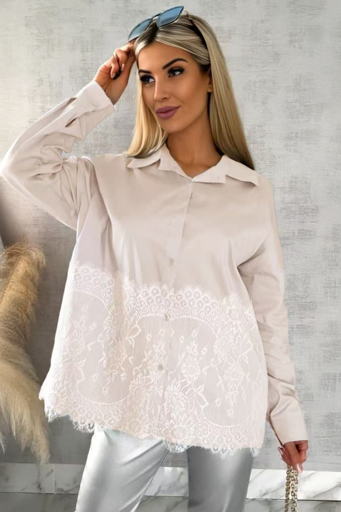 Koszula GLEDROLZA ECRU, Kolor : ecru, IVET.PL - Modna odzież