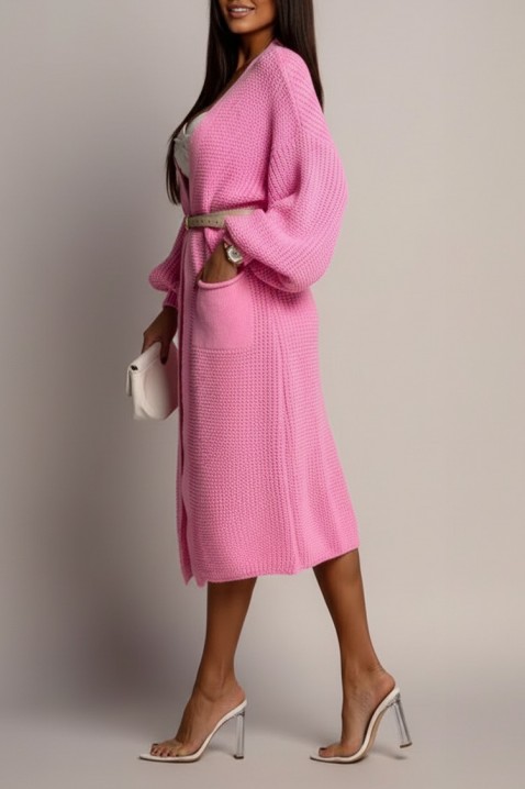 Kardigan GABROLDA PINK, Kolor : różowy, IVET.PL - Modna odzież