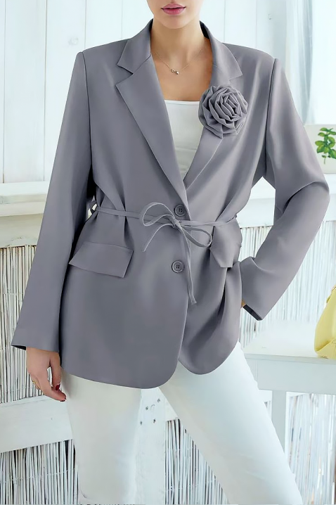 Marynarka LOFRENDA GREY, Kolor : szary, IVET.PL - Modna odzież