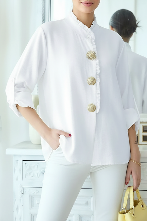 Koszula LARVOLDA WHITE, Kolor : biały, IVET.PL - Modna odzież