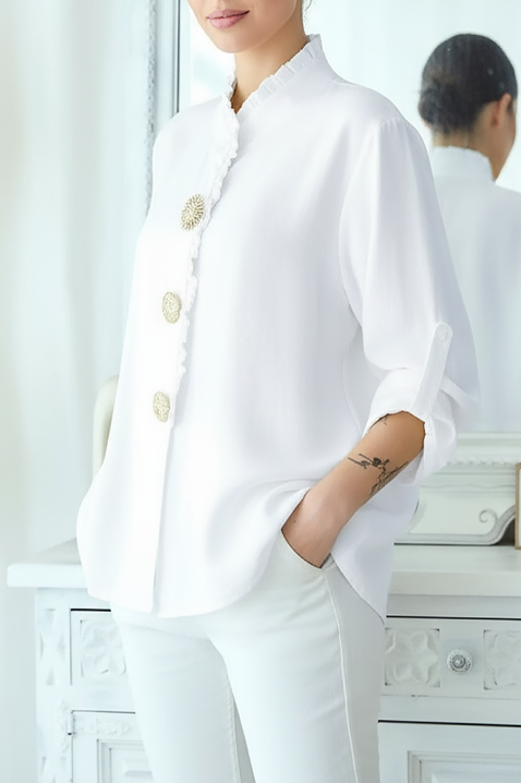 Koszula LARVOLDA WHITE, Kolor : biały, IVET.PL - Modna odzież