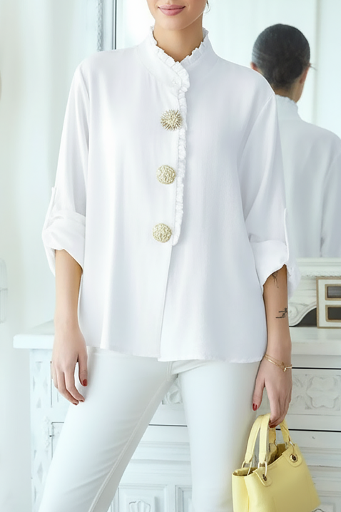 Koszula LARVOLDA WHITE, Kolor : biały, IVET.PL - Modna odzież